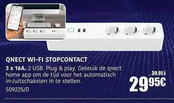 HandyHome Qnect wi-fi stopcontact aanbieding
