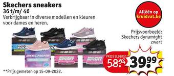 Kruidvat Skechers sneakers aanbieding