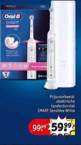 Elektrische tandenborstel smart sensitive white