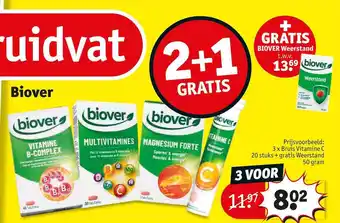 Kruidvat Bruis vitamine c biover aanbieding