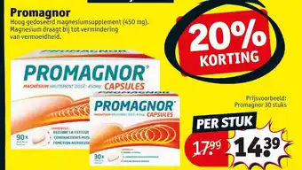 Kruidvat Promagnor 20% korting aanbieding