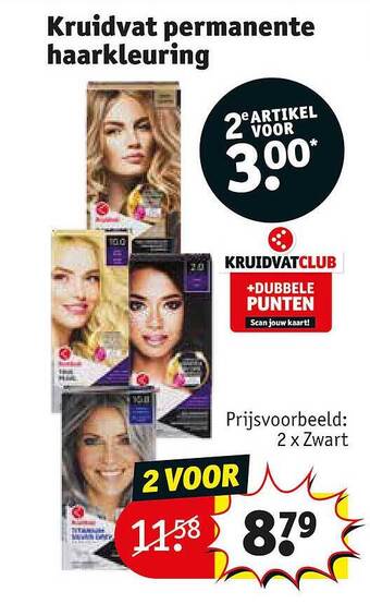Kruidvat Kruidvat permanente haarkleuring aanbieding