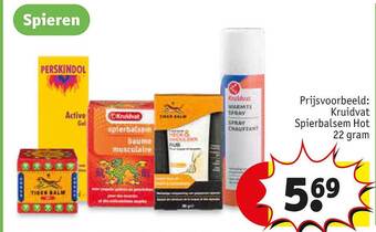 Kruidvat Kruidvat spierbalsem hot 22 gram aanbieding