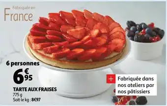 Auchan Tarte aux fraises 775 g aanbieding