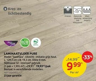 Brico Laminaatvloer pure aanbieding