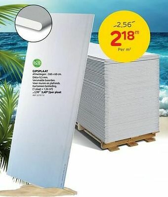 Brico Gipsplaat aanbieding
