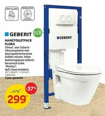 Brico Hangtoiletpack flora aanbieding