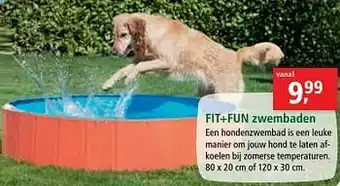 Maxi Zoo Fit+fun zwembaden aanbieding