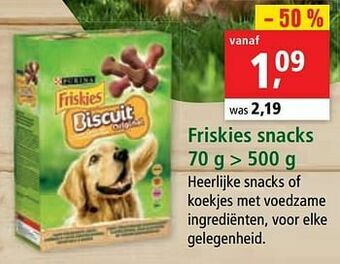 Maxi Zoo Friskies snacks aanbieding