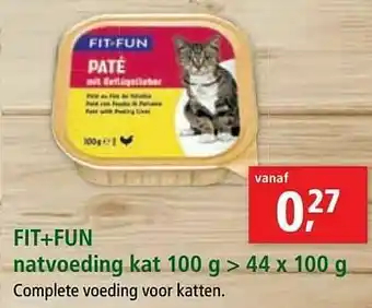 Maxi Zoo Fit+fun natvoeding kat aanbieding