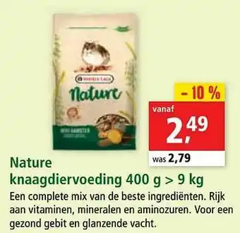 Maxi Zoo Nature knaagdiervoeding aanbieding