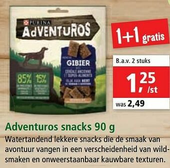Maxi Zoo Adventuros snacks aanbieding