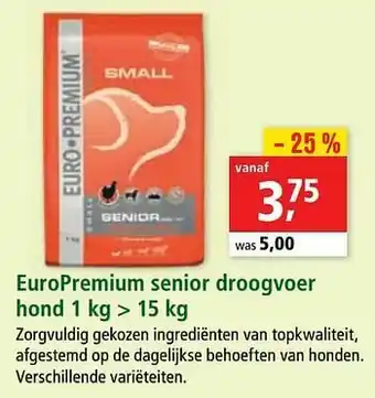 Europremium senior droogvoer hond