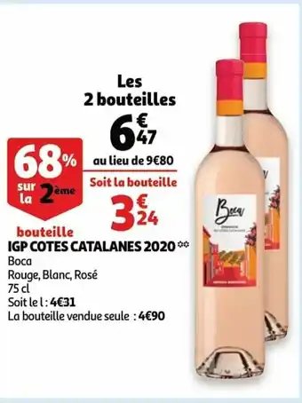 Auchan Igp cotes catalanes 2020 aanbieding