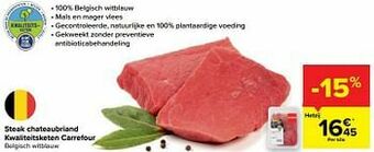 Carrefour Market Steak chateaubriand kwaliteitsketen carrefour aanbieding