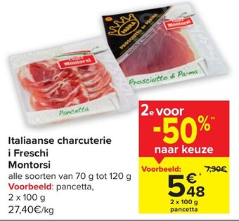 Carrefour Montorsi Italiaanse Charcuterie i Freschi aanbieding