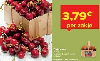 Carrefour Market Zakje kersen aanbieding