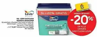 Brico Verf easyclean keuken + badkamer aanbieding