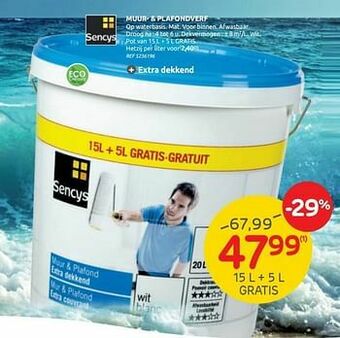 Brico Muur- + plafondverf aanbieding
