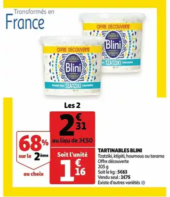 Tartinables blini 205 g