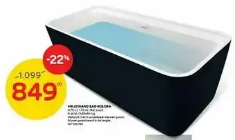 Vrijstaand bad kolora
