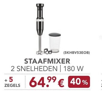 Carrefour Staafmixer 2 Snelheden 180E aanbieding
