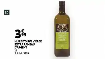 Auchan Huile d'olive vierge extra rameau d'argent 1 l aanbieding
