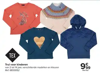 Carrefour Tex Tui Voor Kinderen Van 2 tot 14 Jaar aanbieding