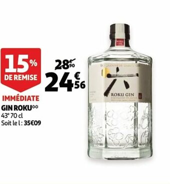 Auchan Immediate gin roku aanbieding