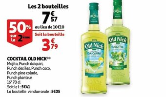 Auchan Cocktail old nick aanbieding