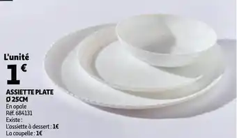 Assiette plate 25 cm