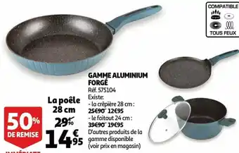 Gamme aluminum forge 28 cm