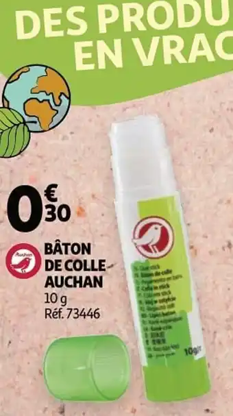 Baton de colle auchan 10 g