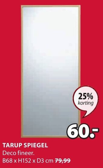Jysk Tarup Spiegel aanbieding
