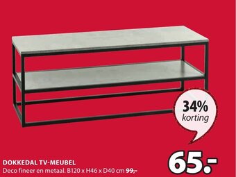Jysk Dokkedal TV-Meubel aanbieding
