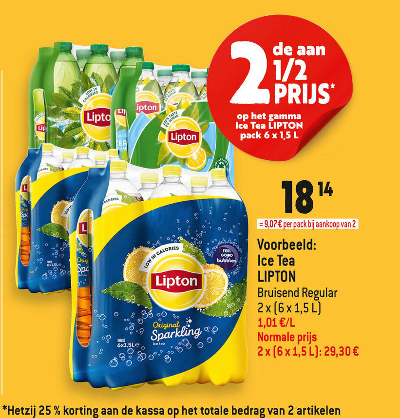 Delhaize lipton ice tea