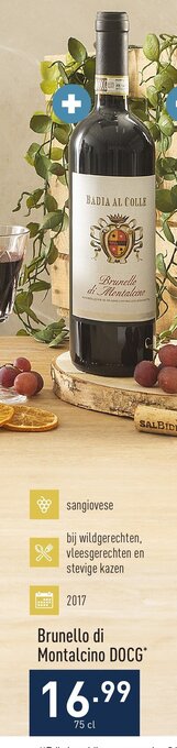 ALDI Brunello di Montalcino DOCG* 75 cl aanbieding