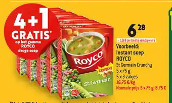 Instant soep royco st germain crunchy 5x75 g 4+1 gratis