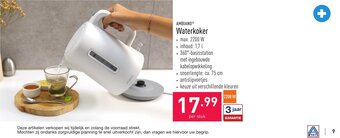 ALDI Ambiano Waterkoker aanbieding