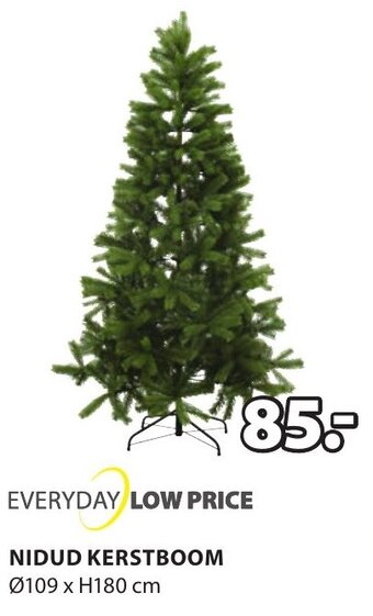 Jysk Nidud Kerstboom aanbieding