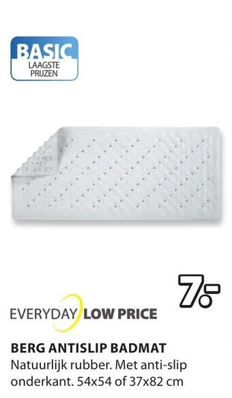 Jysk Berg Antislip Badmat aanbieding