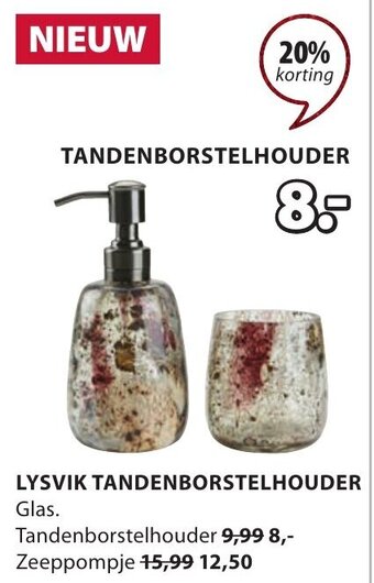 Jysk Lysvik Tandenborstelhouder aanbieding