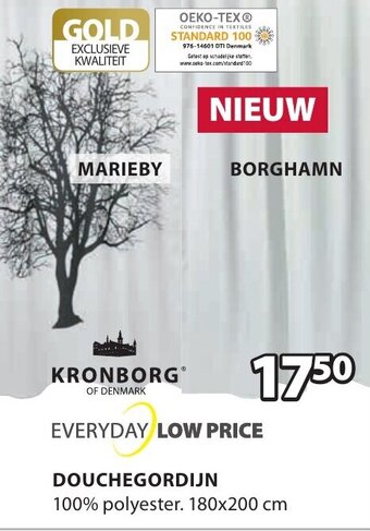 Jysk Douchegordijn aanbieding