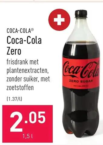 ALDI Coca-Cola Zero 1.5 L aanbieding