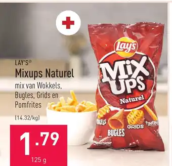 ALDI Mixups Naturel 125 gram aanbieding