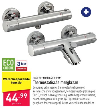 Thermostatische mengkraan