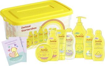 Zwitsal baby startersbox pakket - 7 stuks - cadeau