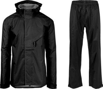 Agu passat regenpak essential - zwart - s - dames & heren - waterdicht
