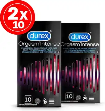 Durex condooms orgasm intense - 20 stuks