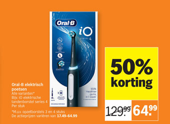 Albert Heijn Oral-B elektrisch poetsen aanbieding